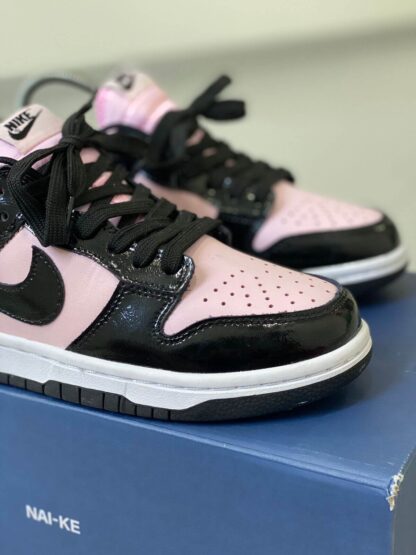 Nike SB Dunk Low Pink Foam Black Patent