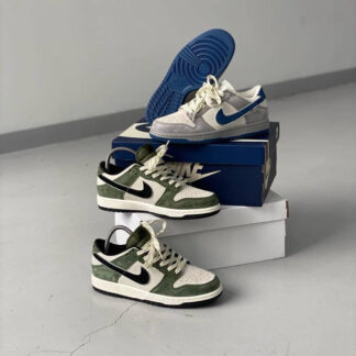 Nike Sb Dunk Blue and Green