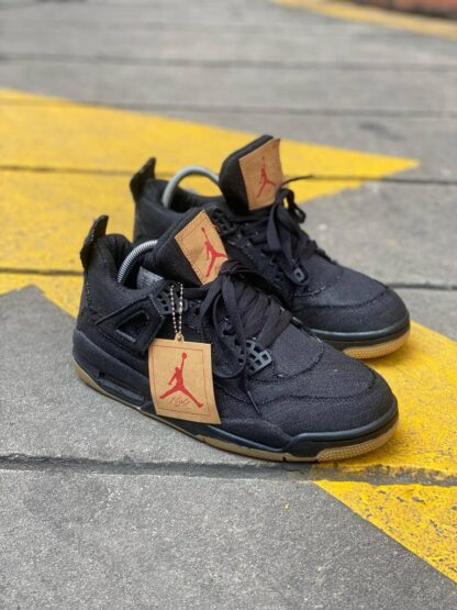 Air Jordan 4 Levis Black