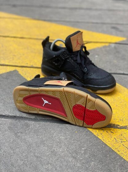 Air Jordan 4 Levis Black