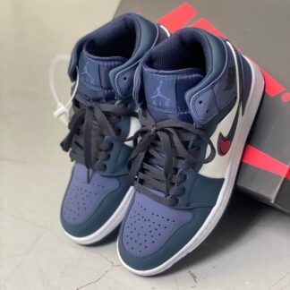 air Jordan 1 Mid Obsidian Sanded Purple