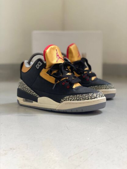 Air Jordan 3 black Cement Gold