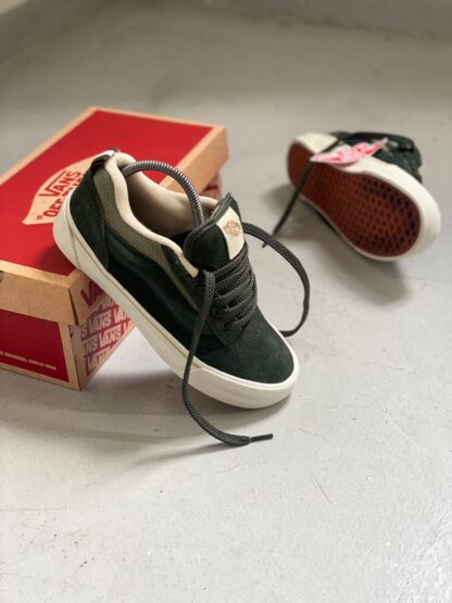 Vans Knu Skool Olive Green Sneakers Low-Top Shoes 2023