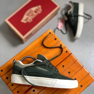 Vans Knu Skool Olive Green Sneakers Low-Top Shoes 2023