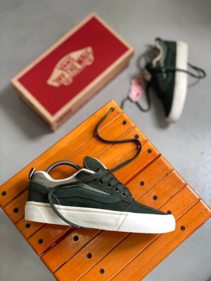 Vans Knu Skool Olive Green Sneakers Low-Top Shoes 2023