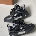 Louis Vuitton Skate Pedrería Negra 🔥