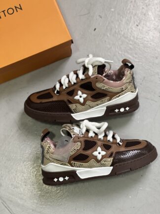 Louis Vuitton Skate Brown Snakeskin