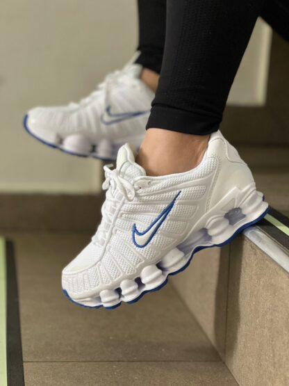 Nike Shox Tl White Blue - Image 2