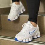Nike Shox Tl White Blue