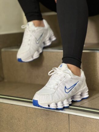 Nike Shox Tl White Blue