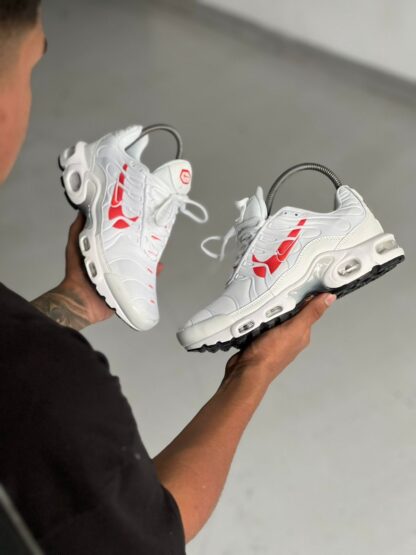 Nike Tn Plus Lace Longle White University Red