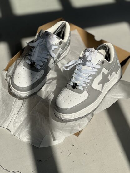 Bape Sta Ligth Gray white - Image 4