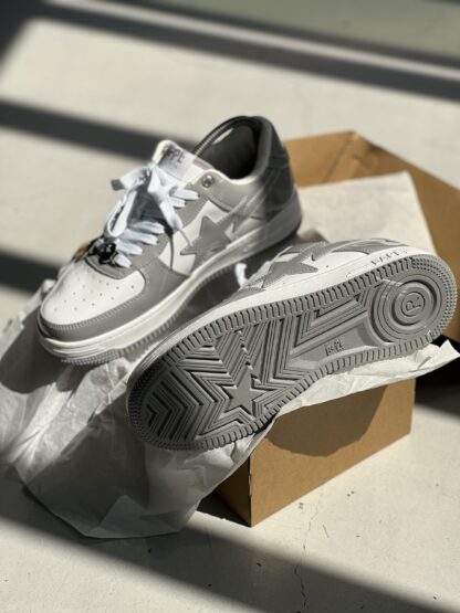 Bape Sta Ligth Gray white - Image 3