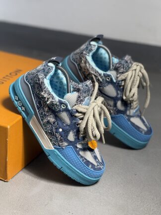 Louis Vuitton Skate Pedrería Azul 🔥