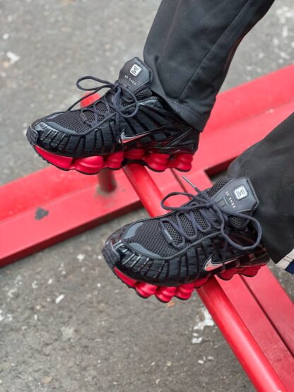 Nike Shox Black Red - Image 3