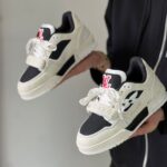 Louis Vuitton Trainer Monogram Flower Black