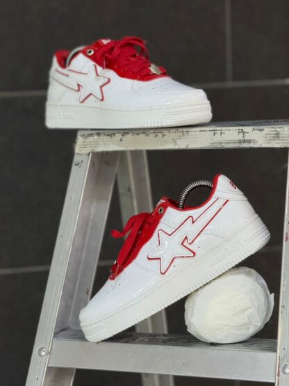 A Bathing Ape BAPE Sta Blanco Rojo - Image 3