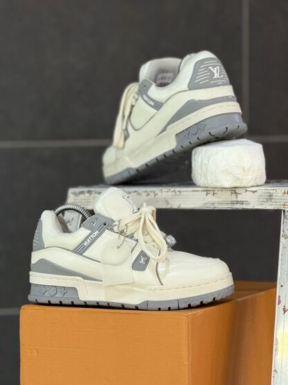 Louis Vuitton Maxy Trainer Gray - Image 5