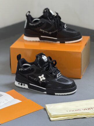 Louis Vuitton Skate 1584 Pedrería Pelos Black 1.1