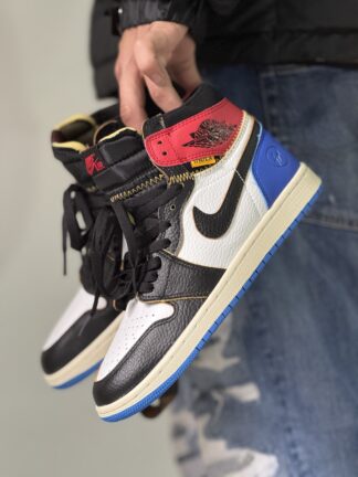 Nike Air Jordan 1 Retro High OG "Fragment x Union LA Varsity Red Sport Royal"