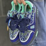 Louis Vuitton Trainer Pedrería Cian Blue